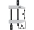 Параллельная струбцина BESSEY 87/50, двойной винт BE-PA70 1