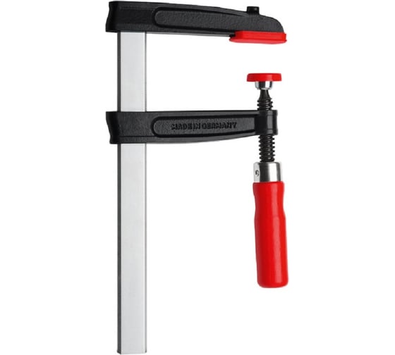 Струбцина BESSEY из ковкого чугуна 100/50, усилие 5.5 кН, с деревянной рукояткой BE-TGRC10 1
