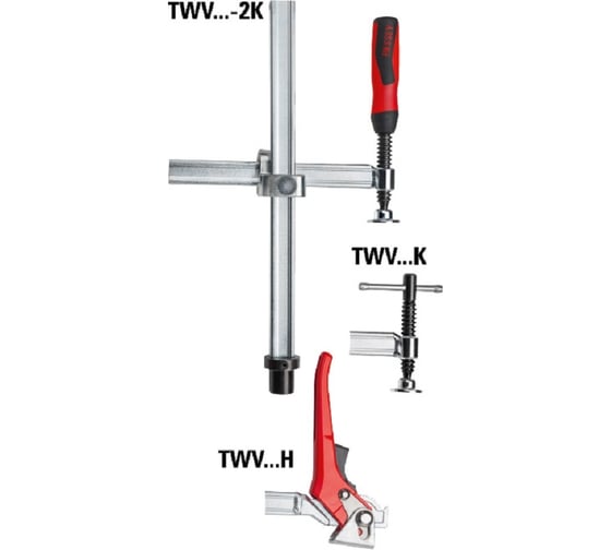 Зажимной элемент для сварочных столов BESSEY 200/60-150, усилие 2.5 кН BE-TWV16-20-15H