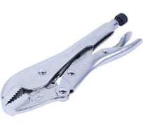 Зажим с фиксатором KING TONY 185 мм, с прямыми губками 6031-07N