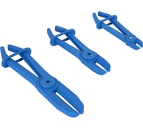 Зажимы для шлангов с фиксатором прямые набор WIEDERKRAFT WDK-214403