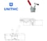 Зажим рычажный UnitMC с горизонтальной ручкой (Усилие 227 кг) UMC-2208 4