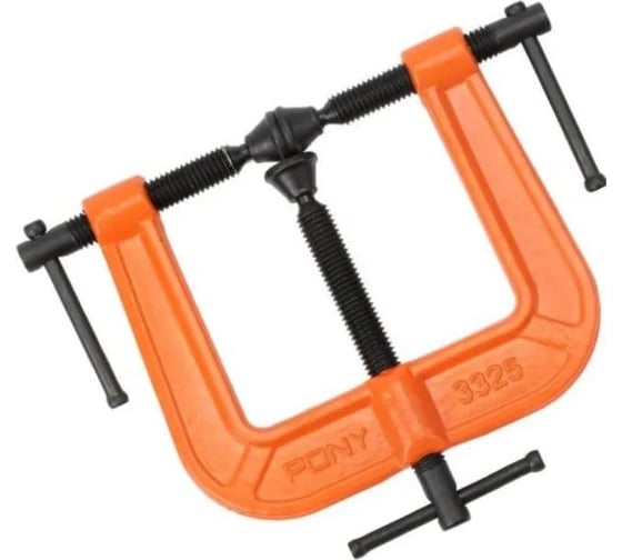 Струбцина кромочная Pony Jorgensen (3-ёх ходовая, Макс. Раскрытие 57мм_60мм, усилие 360кг) 3325