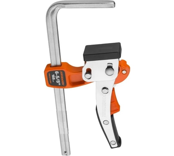 Струбцина F-образная быстрозажимная рычажная с храп. механизмом Pony Jorgensen ( для направляющих шин и крепления в паз)  Track Clamp 75_150 мм 38101