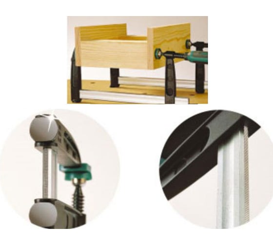 Винтовая струбцина Wolfcraft SZ 120-700 3622000, 700 мм