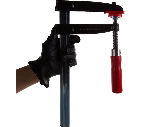 Струбцина BESSEY чугунная 300/140, 5.5 кН, деревянная ручка BE-TPN30BE