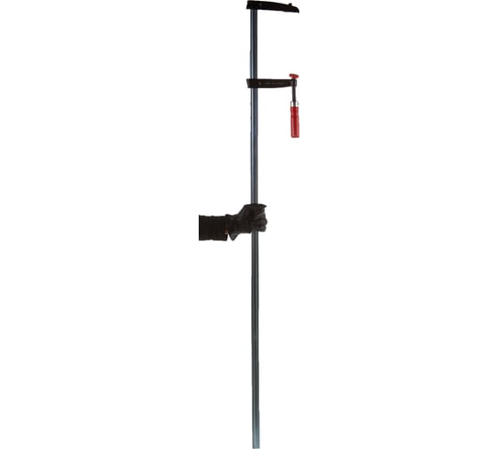 Струбцина BESSEY из ковкого чугуна 1500/120, усилие 5.5 кН, с деревянной рукояткой BE-TP150S12BE