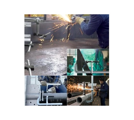 Струбцина BESSEY высокоэффективная 300/140, 12 кН, момент затяжки: 40 Нм, Т-ручка BE-SG30M