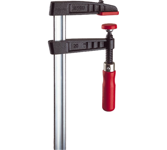 Струбцина BESSEY из ковкого чугуна 400/100, усилие 6 кН, с 2-компонентной рукояткой BE-TG40S10-2K 1