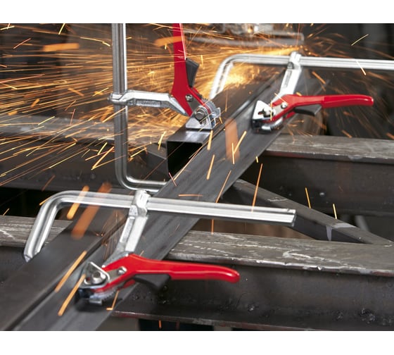 Струбцина BESSEY рычажная 300/120, усилие  8.5 кН BE-GH30-12