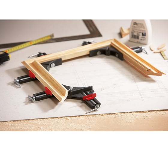 Струбцина BESSEY угловая 2x73, зажим двумя винтами BE-WS1