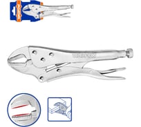 Клещи зажимные WADFOW 250 мм 0-43 мм 10/40 WLP2C10