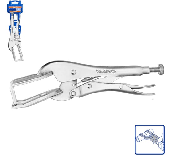 Клещи сварочные WADFOW 250 мм 0-41 мм 6/36 WLP6210