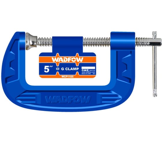 Струбцина WADFOW G-образная 125 мм 6/24 WCP1105