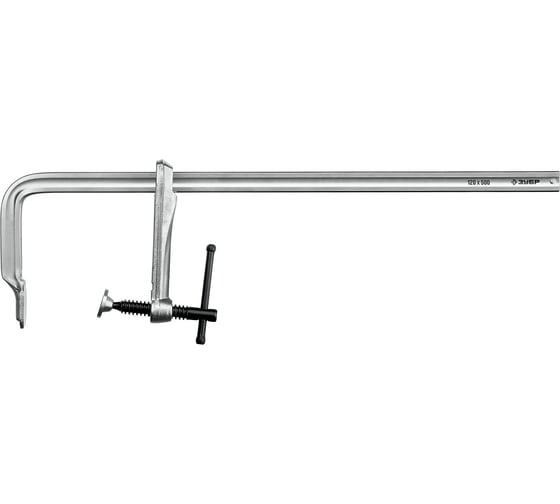 Цельнокованая струбцина ЗУБР КС-500/120 тип F, 500/120 мм 32157-120-500