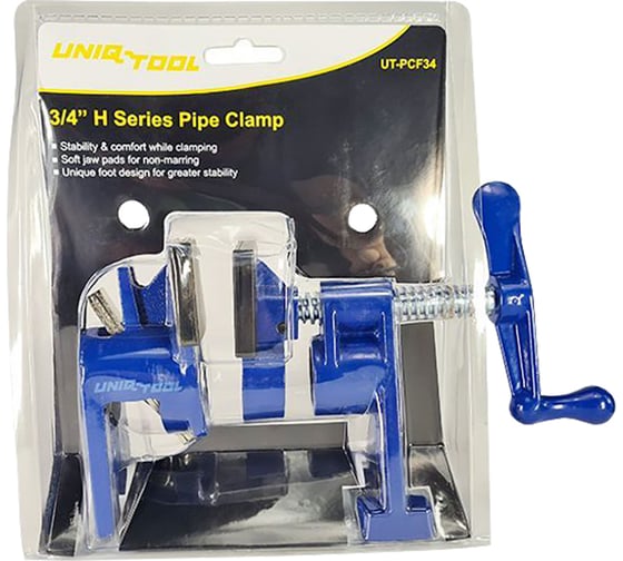 Усиленная трубная струбцина Uniq tool d=3/4"(19.05мм) UT-PCF34