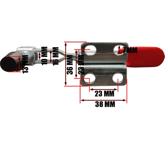 Прижим Uniq tool механический Goodhand GH-225-DHB