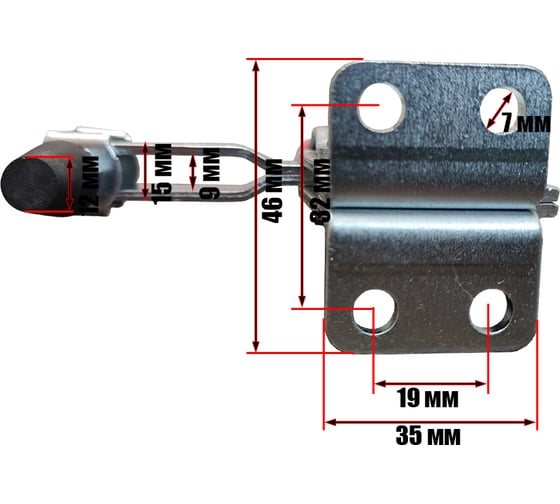 Прижим Uniq tool механический Goodhand HS-12130-HB
