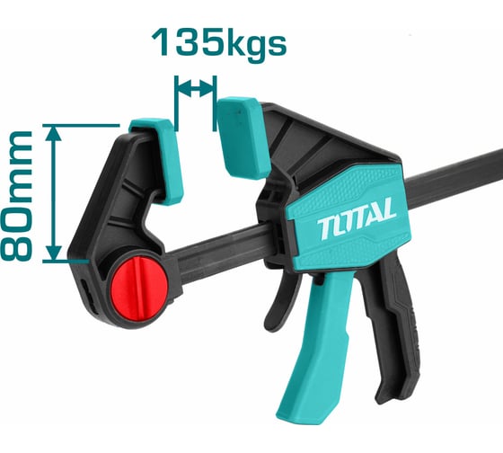 Быстрозажимная струбцина TOTAL THT1346803