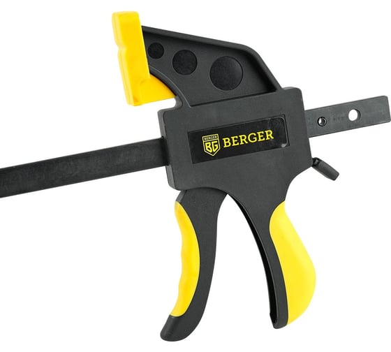 Быстрозажимная струбцина BERGER 70*300мм, зажим до 60кг BG1930