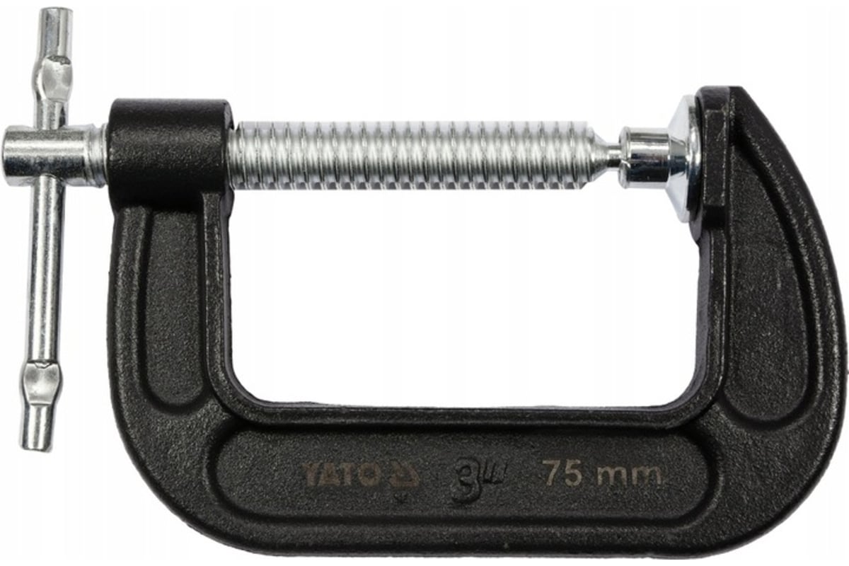 G образная струбцина YATO 75 мм YT-64252 - выгодная цена, отзывы .