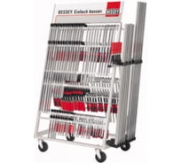 Мобильный стеллаж для струбцин с товаром BESSEY BE-ZW2-A99