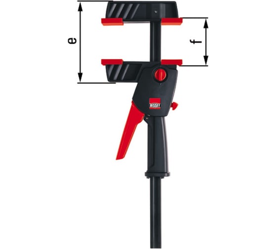 Струбцина для работы одной рукой BESSEY DUO65-8 DuoKlamp 650/85, 1.2 кН BE-DUO65-8 1