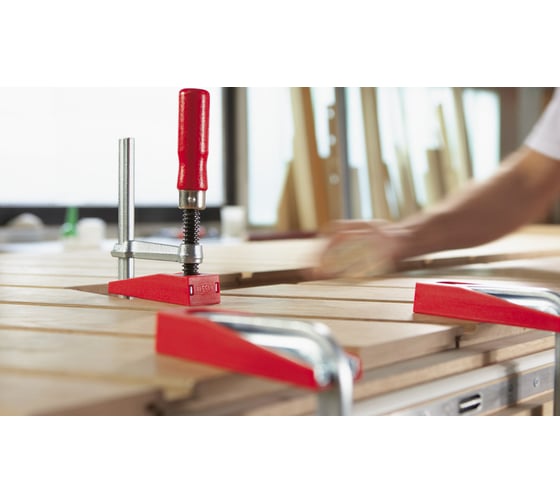 Зажим BESSEY плоский 400/100, усилие 5 кН  BE-FK40-10