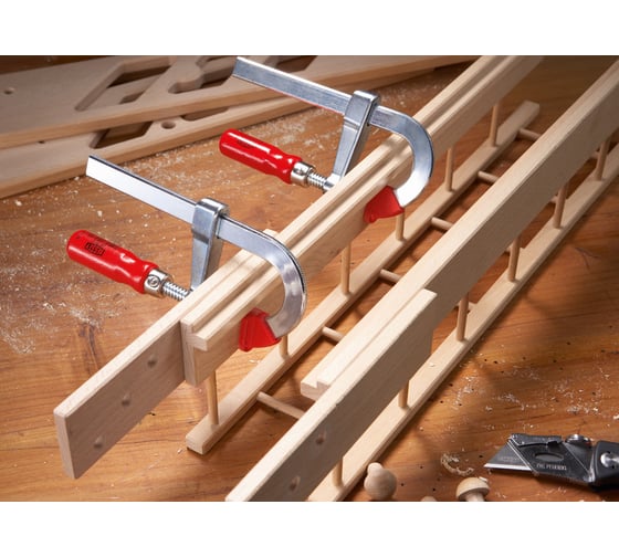 Струбцина BESSEY U-образная лёгкая 100/50, усилие 1.5 кН BE-LMU10-5