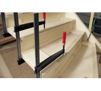 Струбцина BESSEY для глубокого зажима 800/200, усилие 7 кН, с деревянной рукояткой BE-TGN80T20