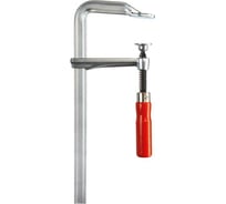 Струбцина BESSEY цельнометаллическая 600/120, 6 кН, деревянная ручка BE-GZ60