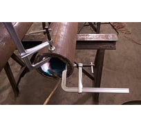 Струбцина BESSEY цельнометаллическая 400/120, усилие 6 кН, с Т-образной рукояткой BE-GZ40K