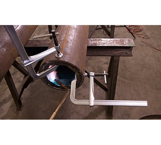 Струбцина BESSEY цельнометаллическая 500/120, 6 кН, Т-ручка BE-GZ50K 1
