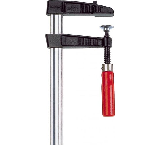 Струбцина BESSEY из ковкого чугуна 800/120, усилие 7 кН, c деревянной рукояткой BE-TGK80