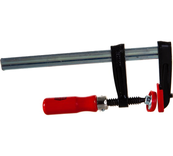 Струбцина BESSEY из ковкого чугуна 150/50, усилие 5.5 кН, с деревянной рукояткой BE-TPN15B5BE