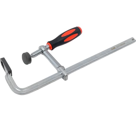 Кованая струбцина WOODWORK F-тип, 300x80 мм, c винтовой рукояткой HFC-3080