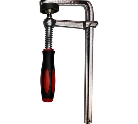 Кованая струбцина WOODWORK F-тип, 160x60 мм, c винтовой рукояткой, для установки в Т-паз HTC-1660