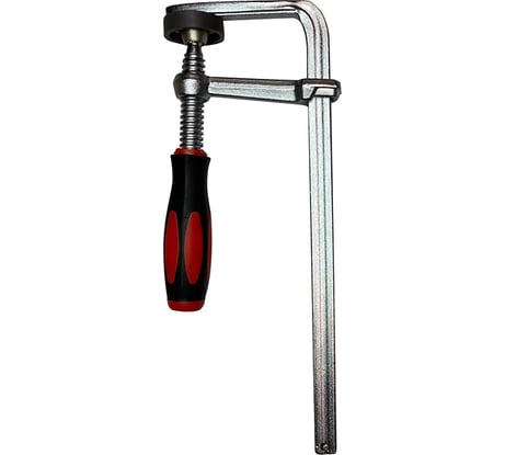 Кованая струбцина WOODWORK F-тип, 200x60 мм, c винтовой рукояткой, для установки в Т-паз HTC-2060