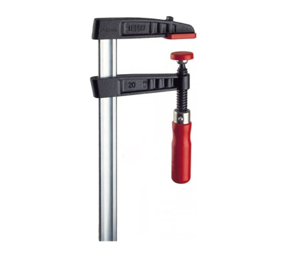 Струбцина BESSEY TG40B8 чугунная 400/80, 6 кН, деревянная ручка BE-TG40B8