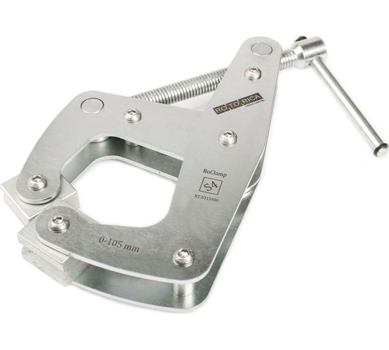 Рычажно-винтовая струбцина Rotorica roclamp s4, раскрытие 105мм RT.831S400 1