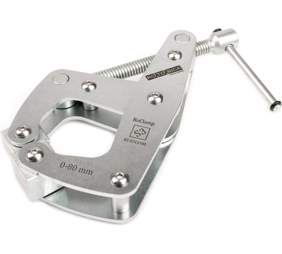 Рычажно-винтовая струбцина Rotorica roclamp s3, раскрытие 80мм RT.831S300 1