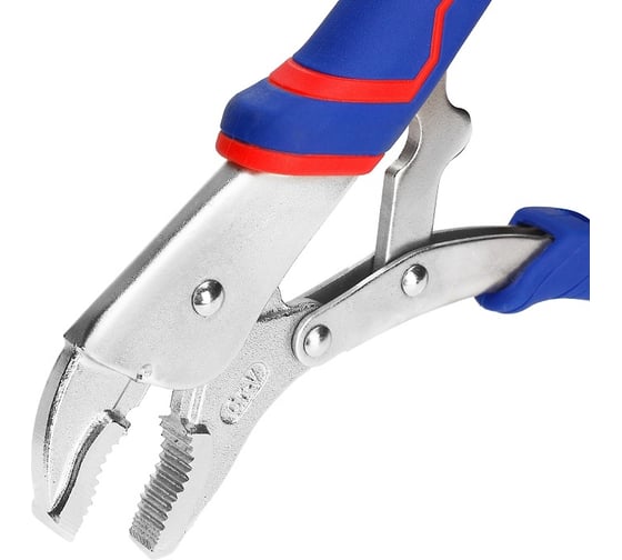Зажимные клещи WORKPRO 250 мм, 10 дюймов, CR-V, с изогнутыми губками WP231074