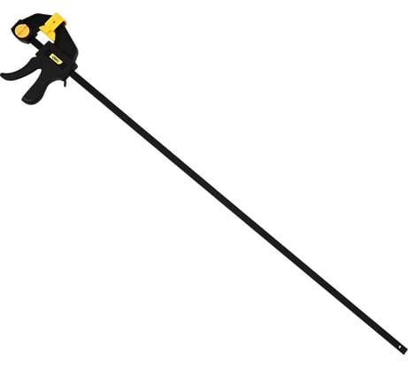 Быстрозажимная пистолетная струбцина DELI dl110136 900x70мм, стальная рама,пластиковые губки, макс.усилие до 750Н 112023