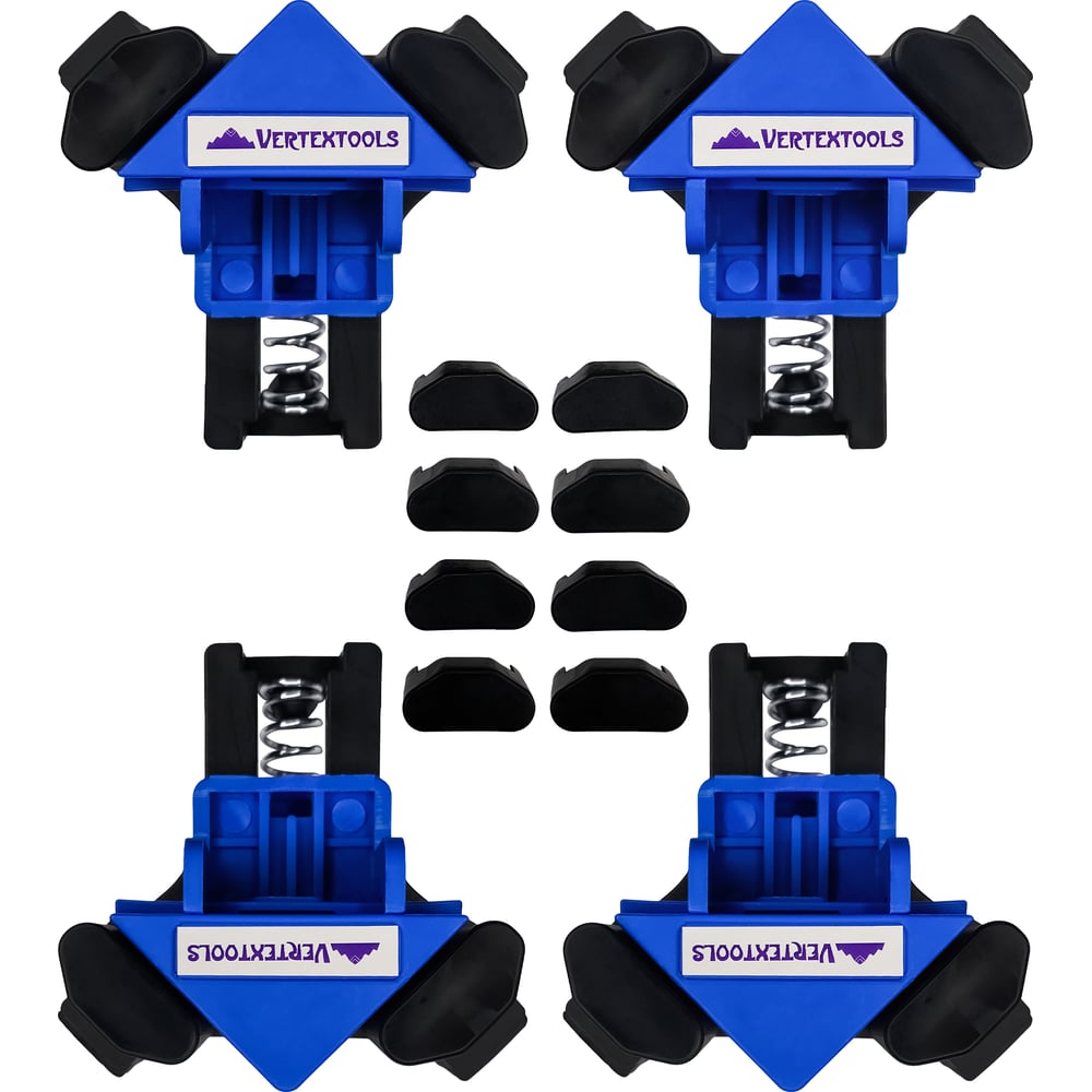 Набор зажимов для угловых соединений vertextools 4 предмет 20-56-4 ...