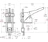 Защелкивающийся вертикальный зажим, усилие 227кг WOODWORK GH-40324 7
