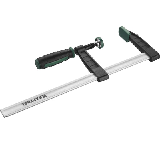 F-струбцина KRAFTOOL DIN 5117, двухкомпонентная ручка, 80x300мм 32011-080-300 1