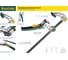 F-струбцина KRAFTOOL DIN 5117, двухкомпонентная ручка, 80x300мм 32011-080-300 7