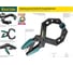 F-струбцина KRAFTOOL DIN 5117, двухкомпонентная ручка, 80x300мм 32011-080-300 8