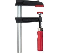 Чугунная струбцина BESSEY TP100S12BE 1000/120, 5.5 кН, деревянная ручка BE-TP100S17BE