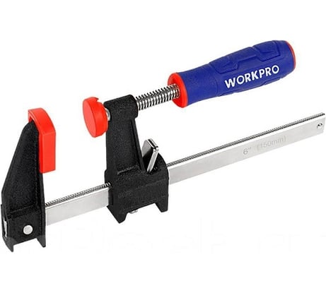 Струбцина WORKPRO F-образная, 150 мм, быстрорегулируемая WP232030